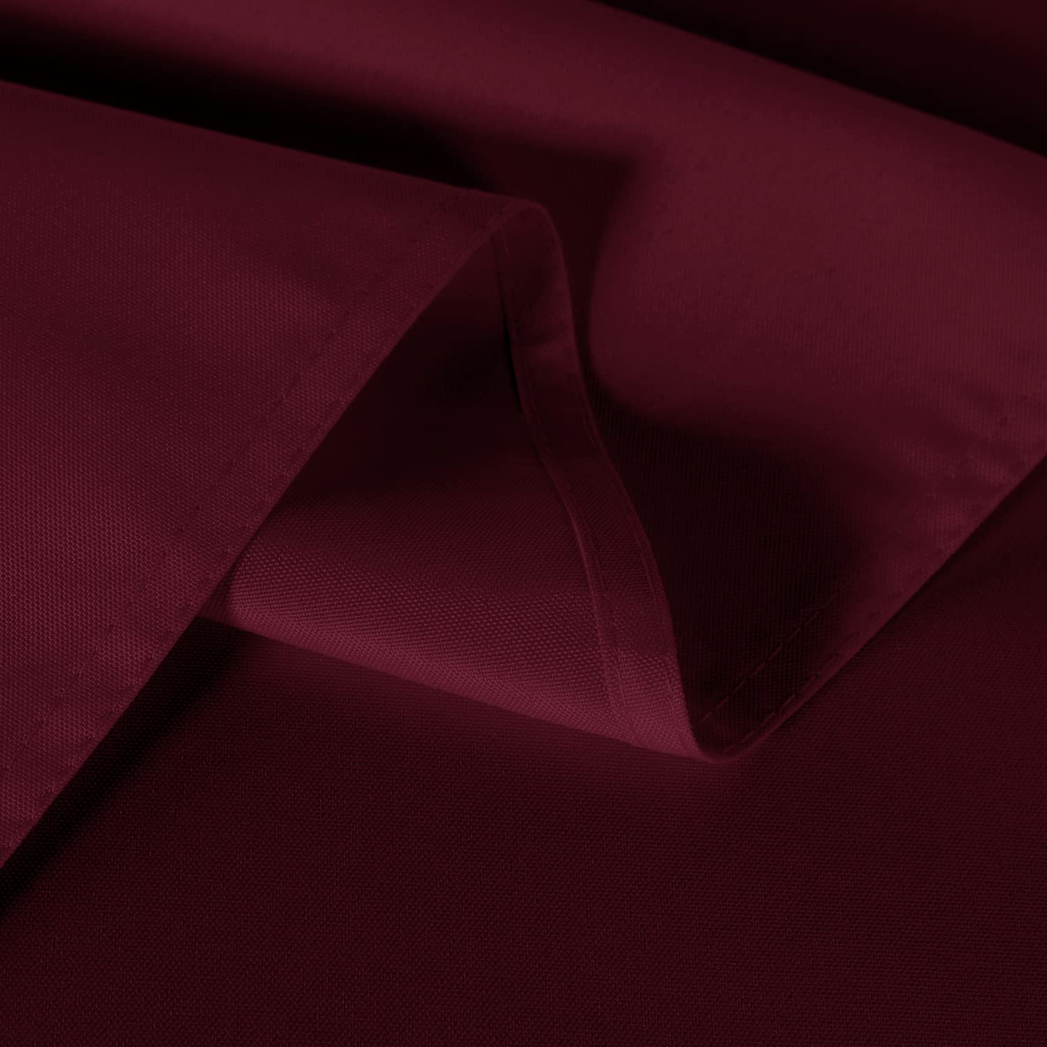 Sancua 2 Pack Burgundy Tablecloth 54 X 78 Inch, Rectangle 4 Feet Table Cloth - Stain And Wrinkle Resistant Washable Polyester Ta